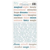 Mintay Papers - Dreamland Collection - 6 x 12 Stickers - Words