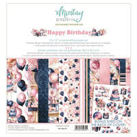 Mintay Papers - Happy Birthday Collection - 12 x 12 Paper Set