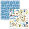 Mintay Papers - Mediterranean Heaven Collection - 12 x 12 Double Sided Paper - Elements