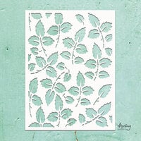 Mintay Papers - Kreativa Collection - 6 x 8 Stencil - Rose Leaves
