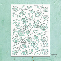 Mintay Papers - Kreativa Collection - 6 x 8 Stencil - Rosebuds