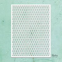 Mintay Papers - Kreativa Collection - 6 x 8 Stencil - Diamond Pattern