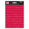 My Little Shoebox - Cardstock Stickers - Mini Alphabet - Red Lipstick