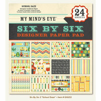 My Mind's Eye - 6 x 6 Paper Pad - School Daze