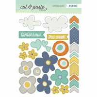 My Mind's Eye - Cut and Paste Collection - Charm - Chipboard Stickers - Carefree