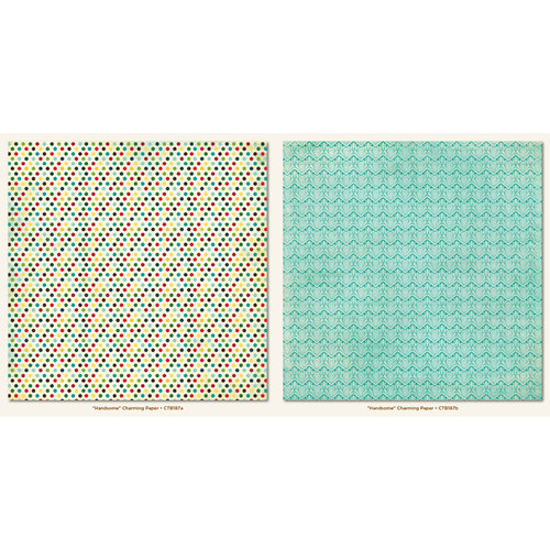 My Mind's Eye - Collectable Collection - Remarkable - 12 x 12 Double Sided Paper - Charming