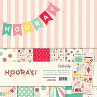 My Minds Eye - Hooray Collection - 12 x 12 Paper and Accessories Kit