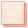 My Mind's Eye - Market Street Collection - 12 x 12 Double Sided Glitter Paper - Lovely French Stripe, CLEARANCE