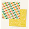 My Minds Eye - Market Street Collection - Nob Hill - 12 x 12 Double Sided Paper - Stripes