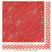 My Mind's Eye - On The Bright Side Collection - One - 12 x 12 Double Sided Paper - Red Wood