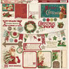 My Mind's Eye - Vintage Christmas Collection - 12 x 12 Chipboard Stickers