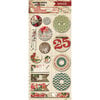 My Mind's Eye - Vintage Christmas Collection - Decorative Buttons