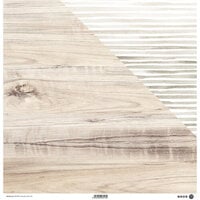 ModaScrap - 12 x 12 Double Sided Paper - Wooden Colors 02