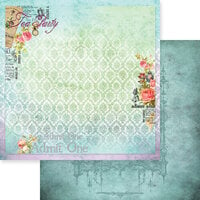 Memory Place - Alice's Tea Party Collection - 12 x 12 Double Sided Paper - Alice's Tea Party