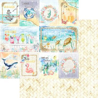 Asuka Studio - Welcome to Paradise Collection - 12 x 12 Double Sided Paper - Hello Summer