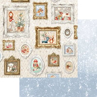 Memory Place - Home for the Holidays Collection - 12 x 12 Double Sided Paper - Two