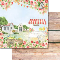 Memory Place - Kawaii Paper Goods Sweet Summer Collection - 12 x 12 Double Sided Paper - Sweet Summer