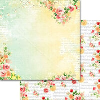 Memory Place - Kawaii Paper Goods Sweet Summer Collection - 12 x 12 Double Sided Paper - Sunshine