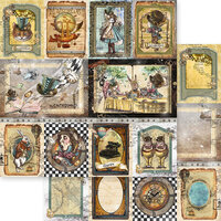Asuka Studio - Wonderland Collection - 12 x 12 Double Sided Paper - Always Tea Time