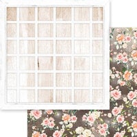 Asuka Studio - Collage Frames Collection - 12 x 12 Double Sided Paper - Sienna