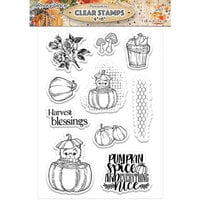 Memory Place - Fall is in the Air Collection - Clear Photopolymer Stamps - Two