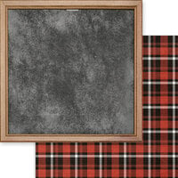 Memory Place - Vintage School Collection - 12 x 12 Double Sided Paper - Chalkboard