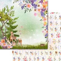 Memory Place - Sunshine Meadows Collection - 12 x 12 Double Sided Paper - Mystic Meadows