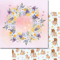 Memory Place - Sunshine Meadows Collection - 12 x 12 Double Sided Paper - Sending Sunshine