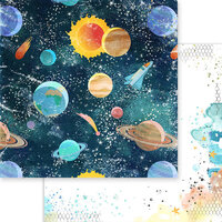 Asuka Studio - Super Awesome Collection - 12 x 12 Double Sided Paper - Outer Space