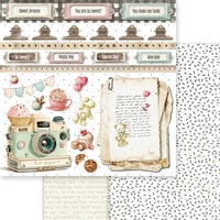 Memory Place - Beary Sweet Collection - 12 x 12 Double Sided Paper - Smile