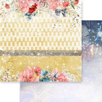 Memory Place - Moon Bunny Collection - Celebration - 12 x 12 Double Sided Paper - Fireworks