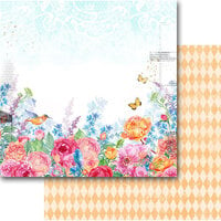Memory Place - Delightful Collection - 12 x 12 Double Sided Paper - Garden