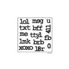 Maya Road - Clear Acrylic Stamps - TXT Me Square