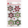 Martha Stewart Crafts - Cottage Christmas Collection - 3 Dimensional Stickers - Snowflake