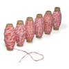 Martha Stewart Crafts - Holiday - Bakers Twine - Red and White, BRAND NEW