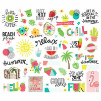 Simple Stories - Hello Summer Collection - Bits and Pieces