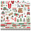Simple Stories - Merry and Bright Collection - Christmas - 12 x 12 Cardstock Stickers - Combo