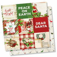 Simple Stories - Simple Vintage Christmas Collection - 12 x 12 Double Sided Paper - 4 x 4 Elements