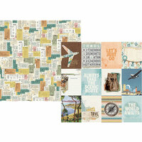 Simple Stories - Simple Vintage Traveler Collection - 12 x 12 Double Sided Paper - 3 x 4 Elements