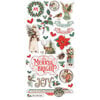 Simple Stories - Country Christmas Collection - Chipboard Stickers