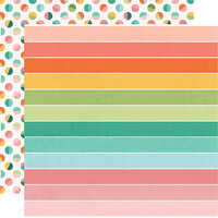Simple Stories - Hey Crafty Girl Collection - 12 x 12 Double Sided Paper - Crafty & Happy
