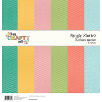 Simple Stories - Hey Crafty Girl Collection - 12 x 12 Simple Basics Kit