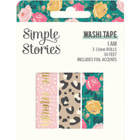 Simple Stories - I Am Collection - Washi Tape with Foil Accents