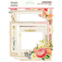 Simple Stories - Simple Vintage Garden District Collection - Layered Chipboard Frames