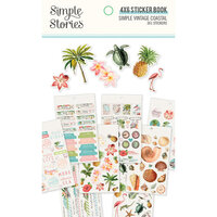 Simple Stories - Simple Vintage Coastal Collection - 4 x 6 Sticker Book