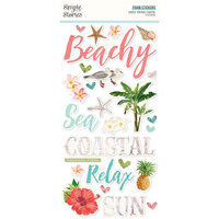 Simple Stories - Simple Vintage Coastal Collection - Foam Stickers