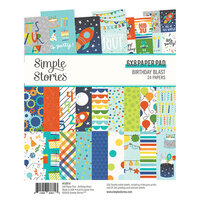 Simple Stories - Birthday Blast Collection - 6 x 8 Paper Pad