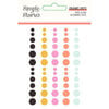 Simple Stories - Kate and Ash Collection - Self Adhesive Enamel Dots