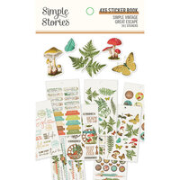 Simple Stories - Simple Vintage Great Escape Collection - 4 x 6 Sticker Book