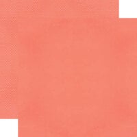 Simple Stories - Color Vibe Collection - 12 x 12 Double Sided Paper - Coral